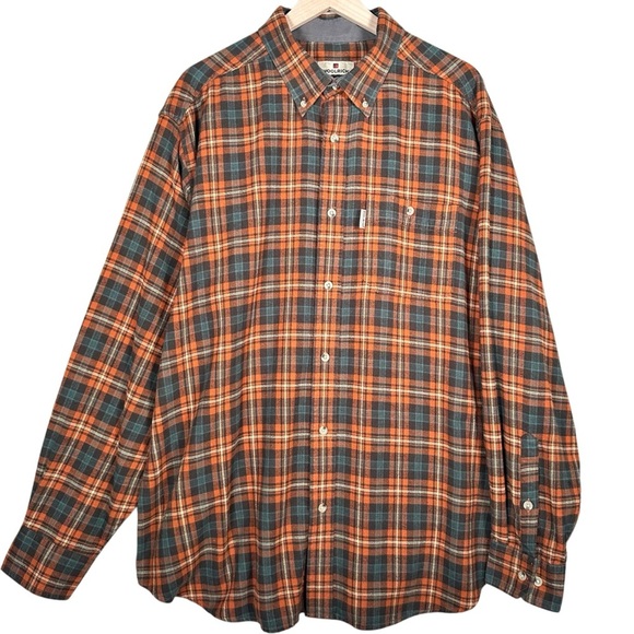 WOOLRICH Midweight Plaid Cotton Flannel - Picture 1 of 8